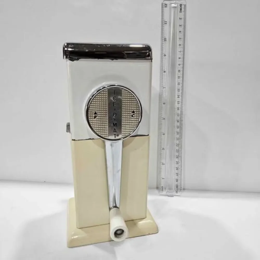 Vintage ICE-O-MAT ice crusher